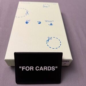 OFF-WHITE “For Cards” card holder/wallet